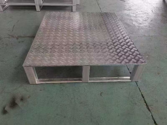 Corrosion Resistant Heavy Duty Aluminum Pallets 500-2800KG Load Capacity