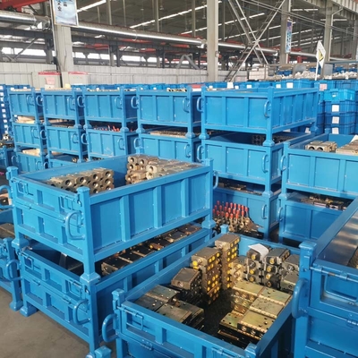 OEM Size Heavy Duty Metal Pallet Box Foldable Design For Industrial Storage