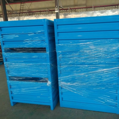 Steel Construction Foldable Wire Mesh Container Easy Organization Industrial Use