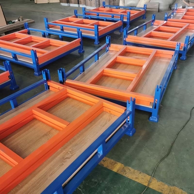 Steel Construction Foldable Wire Mesh Container Easy Organization Industrial Use