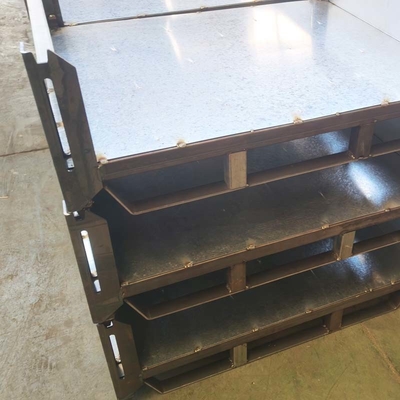 Steel Construction Foldable Wire Mesh Container Easy Organization Industrial Use
