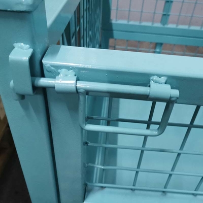 Customized Weight Material Handling Storage Steel Pallet Box Warehouse Storage Cage