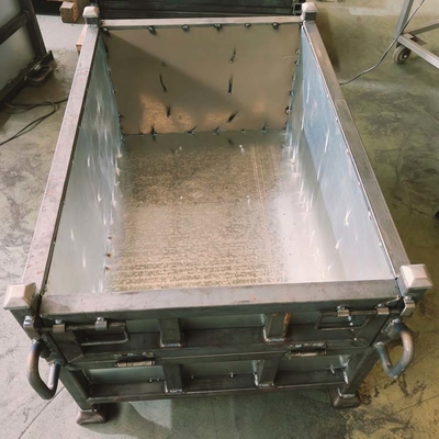 Steel Grid Material Metal Box Pallet Transport Industrial Storage Box