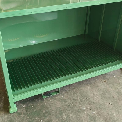 Customizable Heavy Duty Metal Pallet Bins Grid Material Box For Industrial