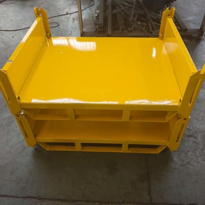 Customizable Heavy Duty Metal Pallet Bins Grid Material Box For Industrial