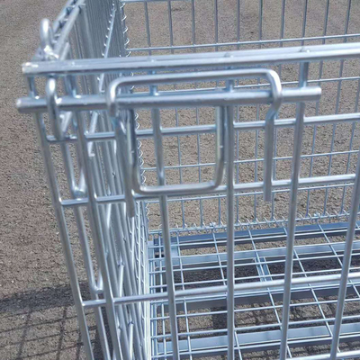 Galvanized Collapsible Stillage Cage 800kg-1500kg 800x600x640mm 1000x800x840mm