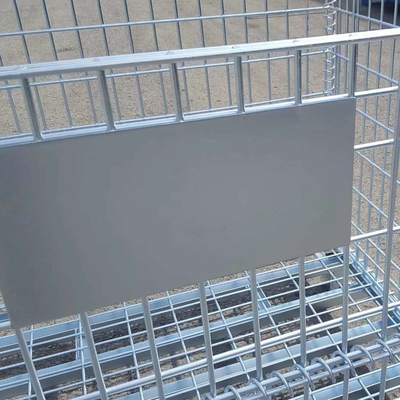 Galvanized Collapsible Stillage Cage 800kg-1500kg 800x600x640mm 1000x800x840mm