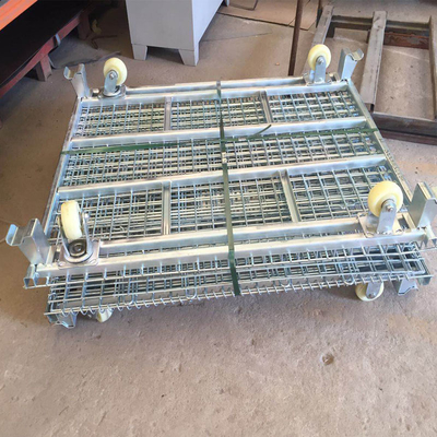 Foldable Design Metal Mesh Storage Containers Rust Resistant For Convenient Storage