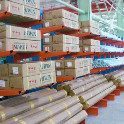 Customized Steel Warehouse Cantilever Rack Cantilevered Double Sided Cable Tube Factory Metal Pipe Cantilever Rack