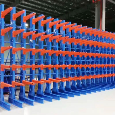 Giá đỡ cantilever nhà kho thép tùy chỉnh Giá đỡ cantilever ống cáp hai mặt Giá đỡ cantilever ống kim loại nhà máy
