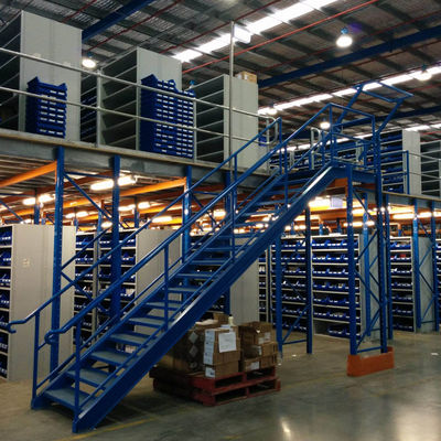 โครงการหลายระดับ Mezzanine Floor With High Load Capacity Mezzanine Floor Warehouse Rack ชั้นวางของ