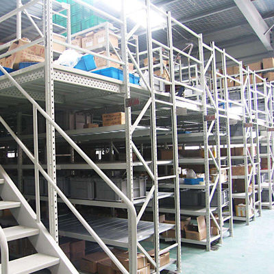 Customized Multi-Lever Shelves Mezzanine Industrial Racking Warehouse Storage Racks