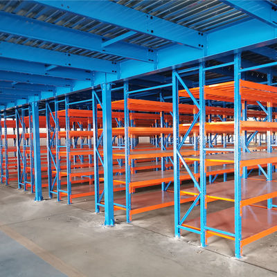 Customized Loft Platform Structural Steel Mezzanine Industrial Racking Heavy Duty Mezzanine Rack