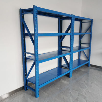 Adjustable Height 300kg/layer Capacity Boltless Design Warehouse Storage Rack Industrial Shelving