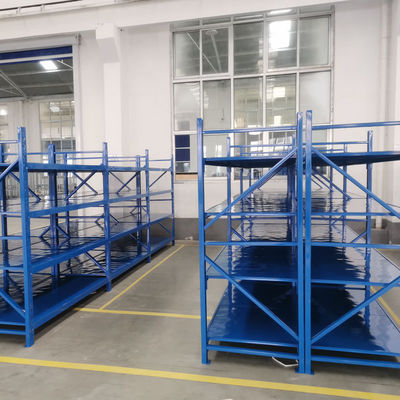 Adjustable Height Boltless Warehouse Rack With 500kg/layer Capacity Industrial Shelving