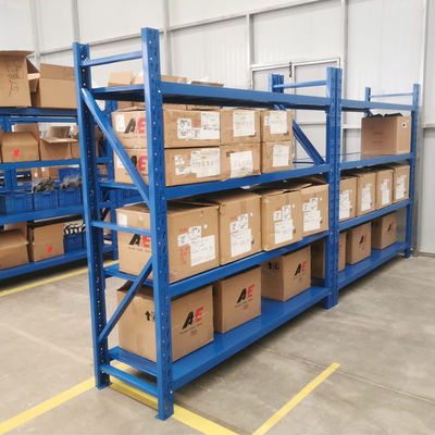 Adjustable Height Boltless Warehouse Rack With 500kg/layer Capacity Industrial Shelving