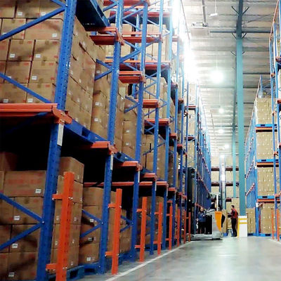 Ağır Hizmet Tipi Drive-In Palet Raf Sistemi (FIFO) Operasyonları İçin Depo Palet Rafı Satışı İçin