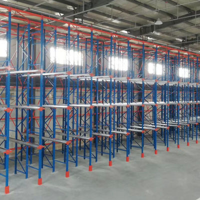 Customized Warehouse Storage Racks Forklift Accessible Drive In Rack With High Space Utilization