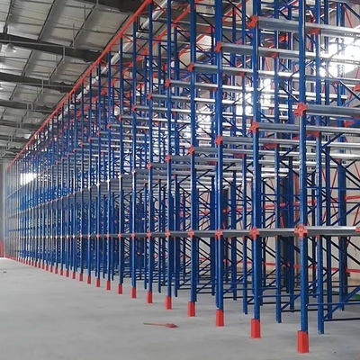 Customized Warehouse Storage Racks Forklift Accessible Drive In Rack With High Space Utilization