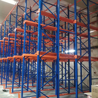 Scaffalatura per stoccaggio in magazzino Drive In per scaffalature per pallet Drive In per magazzino in vendita