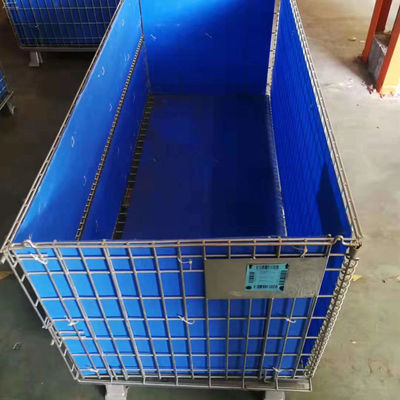 Wire Mesh Container  Stacking Folding Steel Wire Container  Mesh Container Is Foldable