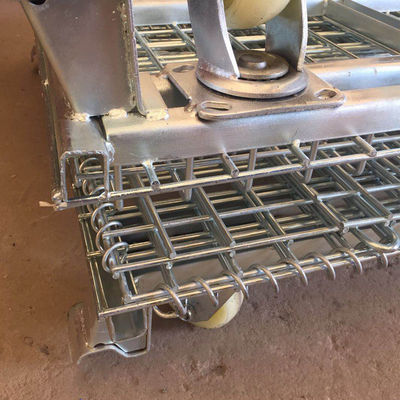 Customizable Heavy Duty Storage Cage Foldable Steel Wire Storage Cage Wire Mesh Cages  Sale For