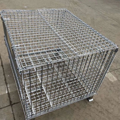 Customizable Heavy Duty Storage Cage Foldable Steel Wire Storage Cage Wire Mesh Cages  Sale For