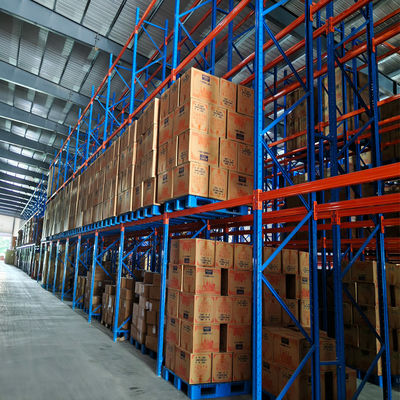 Customized Industrial Metal Shelving Heavy Duty Pallet Racking Large Capacity Selective Racking  For Sale