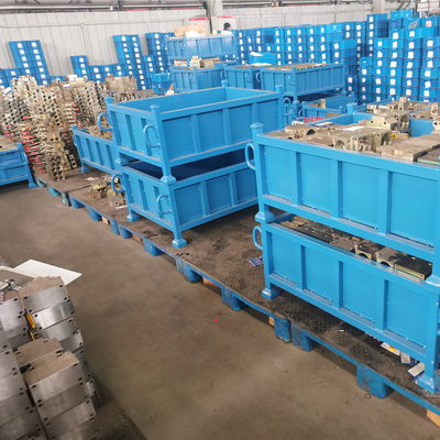 Resistant Space Saving Metal Pallet Box  Metal Turnover Box Sale For