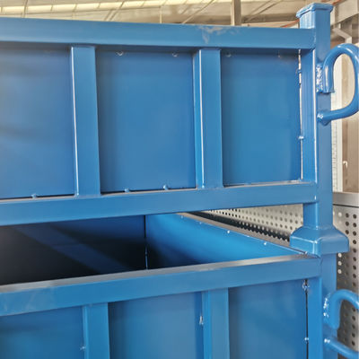 Durable Stackable Foldable Metal Pallet Box For Industrial Storage And Logistics