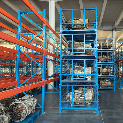 Customized Metal Pallet Box Foldable Steel  Storage Grid Material Box For Sale