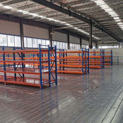 Mezzanine Rack With Multi-Level Design  Warehouse Racking Industrial Metal Shelving For Sale