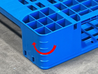 Customized HDPE PLASTIC PALLET Modified Copolymer Polypropylene Tray 1200*1000*165