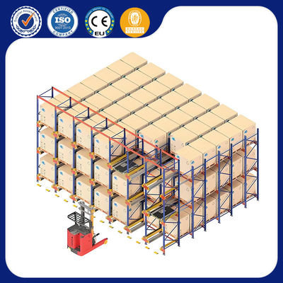 Corrosion Resistance Radio Shuttle Pallet Racking System Heavy Duty Design Multiple Color