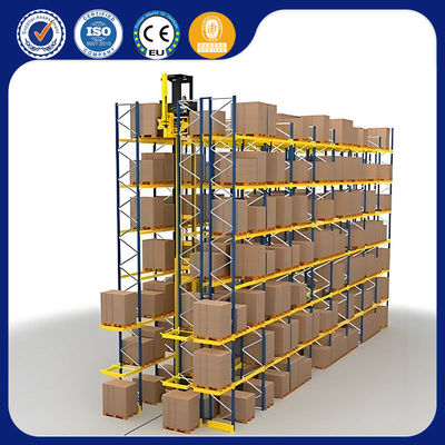 Power Coating Customized Very Narrow Aisle Pallet Racking  Vna Warehouse Racking