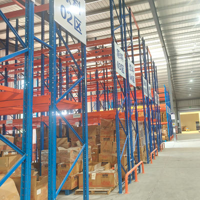 Heavy Duty Pallet Rack With 500KG-4000kg Load Capacity Adjustable Height  Accessible For Industrial Warehouse Storage