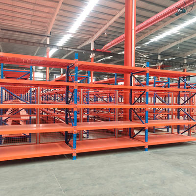 Medium Duty Shelving With Adjustable Shelves 100KG- 500kg/layer Capacity And Boltless Design For Warehouse Storage