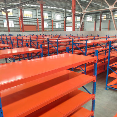 Medium Duty Shelving With Adjustable Shelves 100KG- 500kg/layer Capacity And Boltless Design For Warehouse Storage